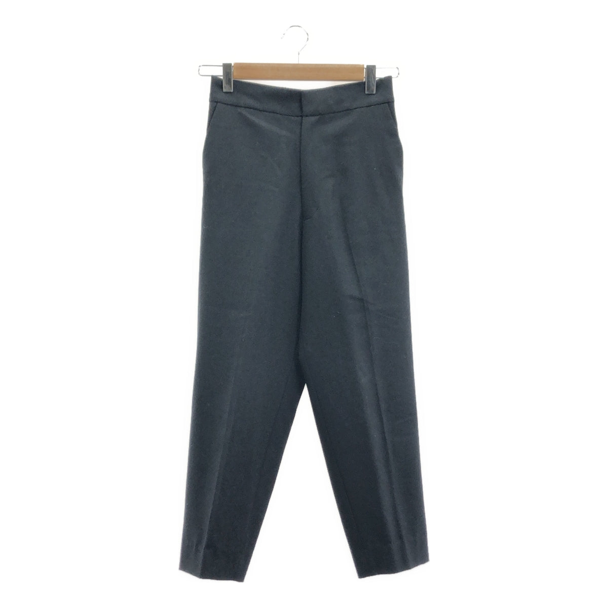 HYKE / 하이크 | 모직 혼합 테이퍼 팬츠 | 1 | 블랙 | 여성