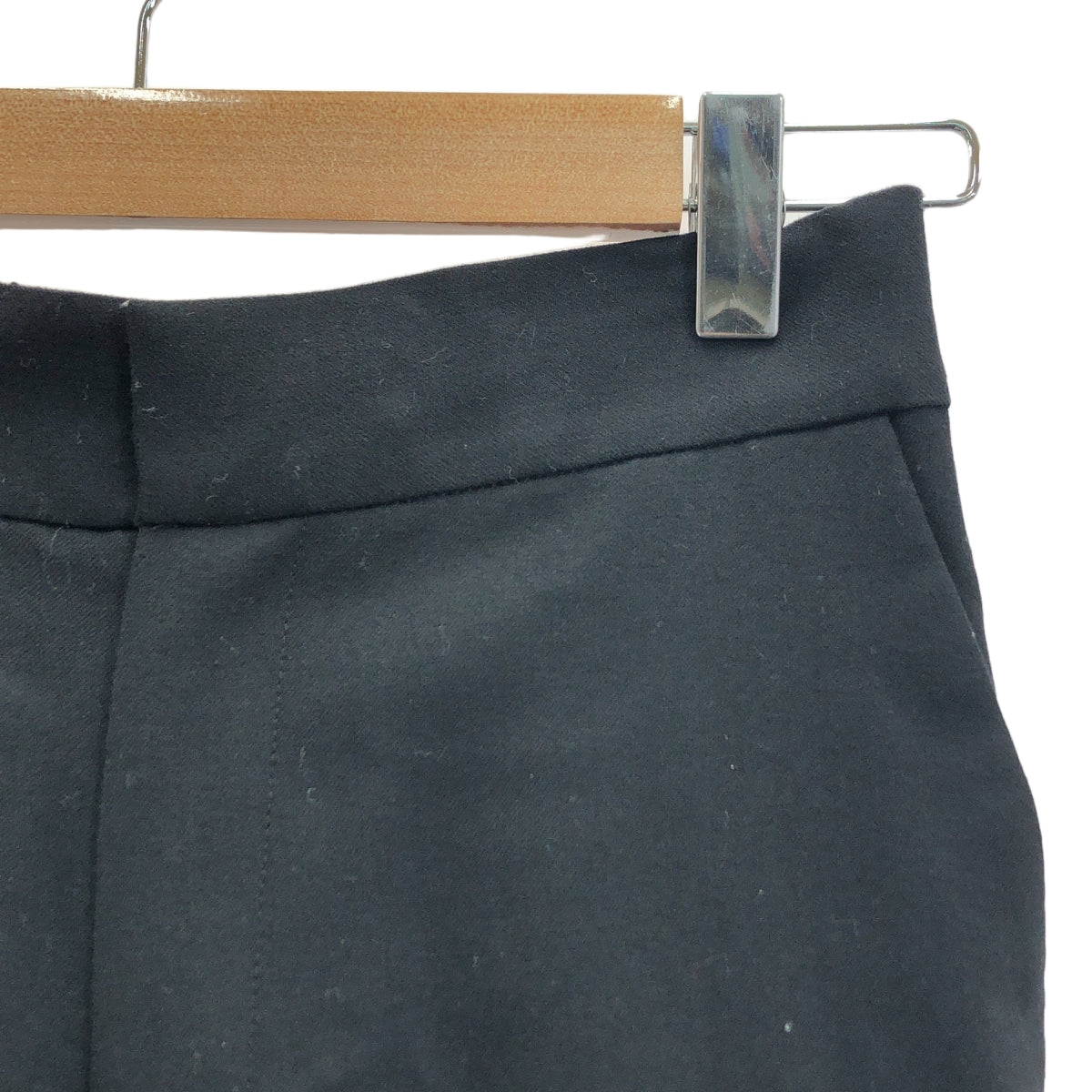 HYKE / 하이크 | 모직 혼합 테이퍼 팬츠 | 1 | 블랙 | 여성