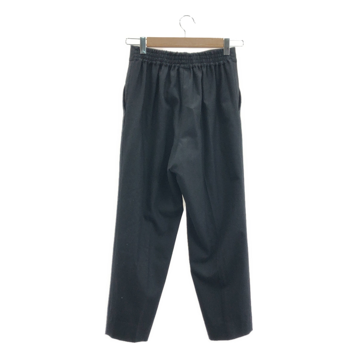 HYKE / 하이크 | 모직 혼합 테이퍼 팬츠 | 1 | 블랙 | 여성