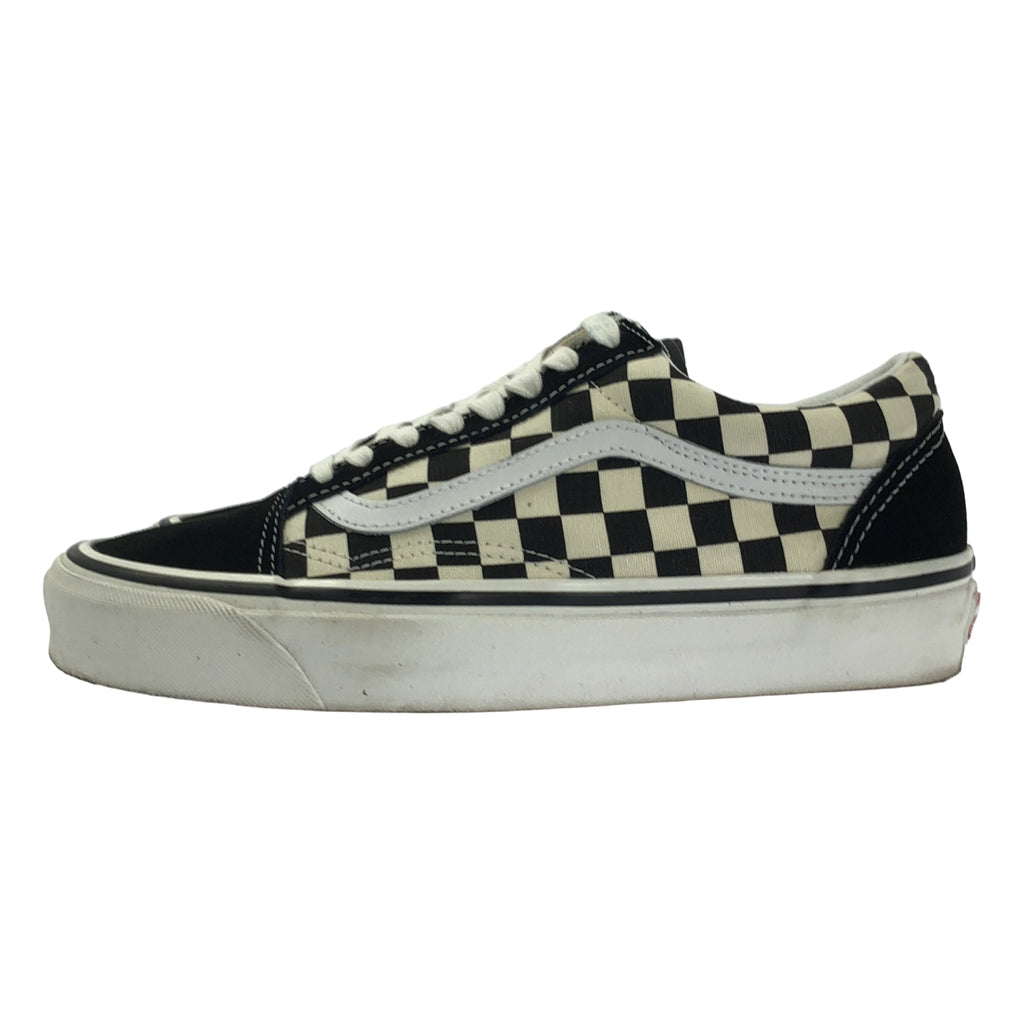 【美品】  VANS / バンズ | OLD SKOOL 36 DX ANAHEIM FACTORY CHECKERBOARD オールドスクール 36 デラックス アナハイムファクトリー チェッカーボード スニーカー | 25 | ブラック / ホワイト | レディース