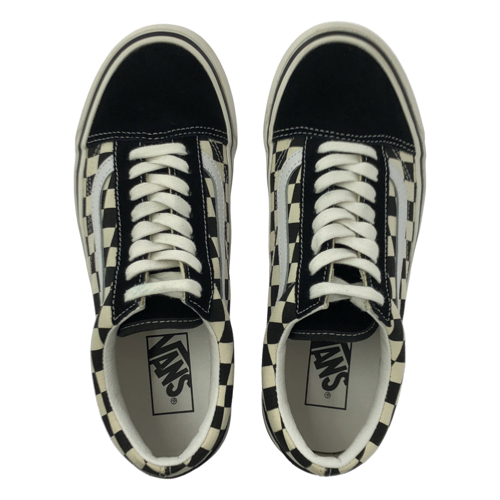 【美品】  VANS / バンズ | OLD SKOOL 36 DX ANAHEIM FACTORY CHECKERBOARD オールドスクール 36 デラックス アナハイムファクトリー チェッカーボード スニーカー | 25 | ブラック / ホワイト | レディース