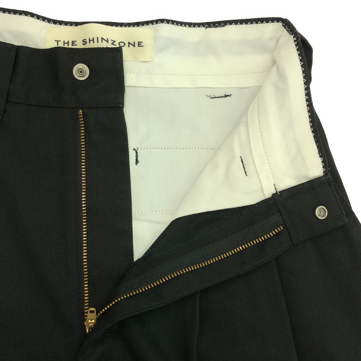 Shinzone / シンゾーン | TOMBOY PANTS 2タックパンツ | 32 | ブラック | レディース