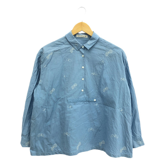 mina perhonen | 2001 s/s | choucho silk blend pullover blouse | 38 | Women's