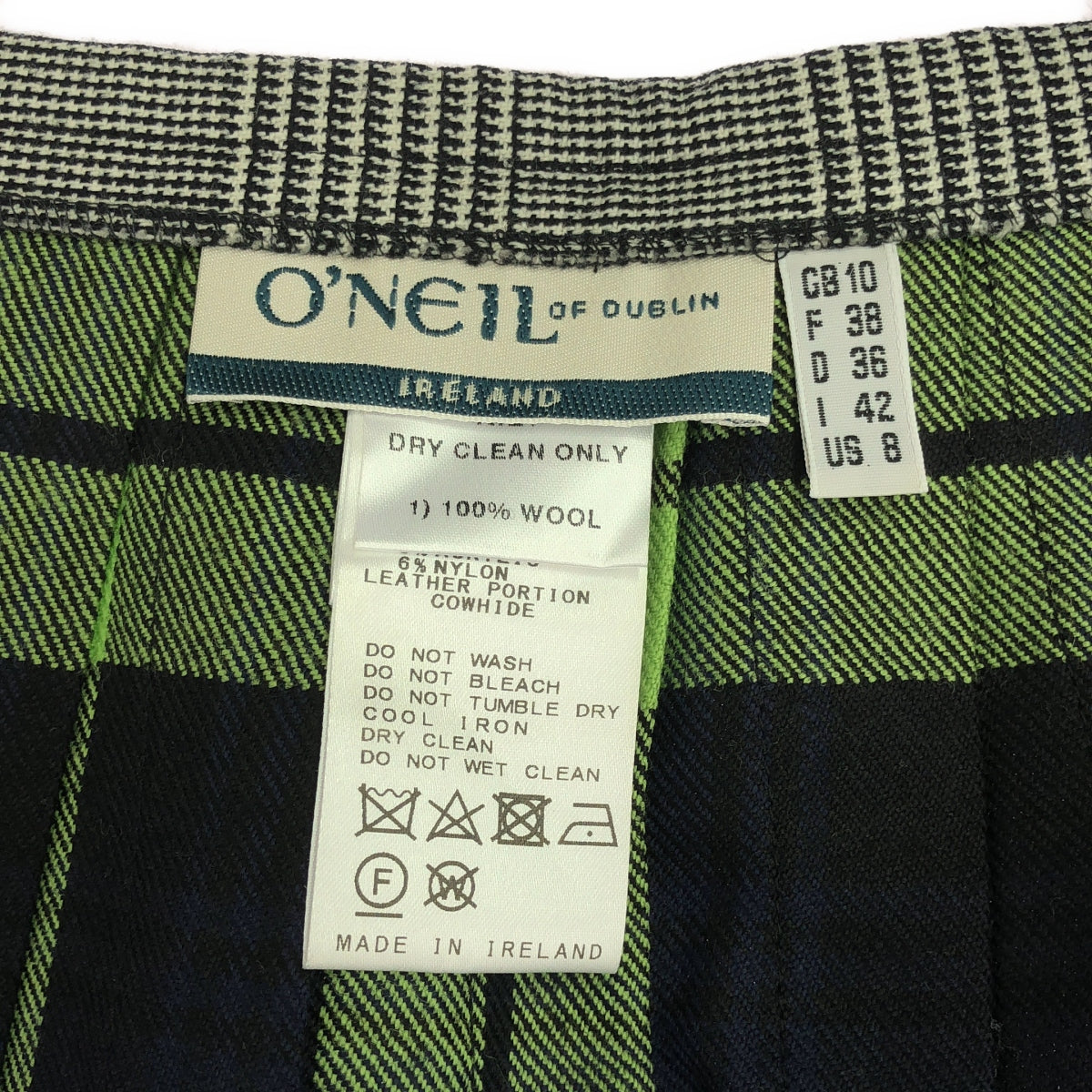 CITYSHOP / City Shop | × ONEIL OF DUBLIN VARIED PLEATED PATCHWORK 010 Skirt | US8 | Green/Black/Purple | Women's