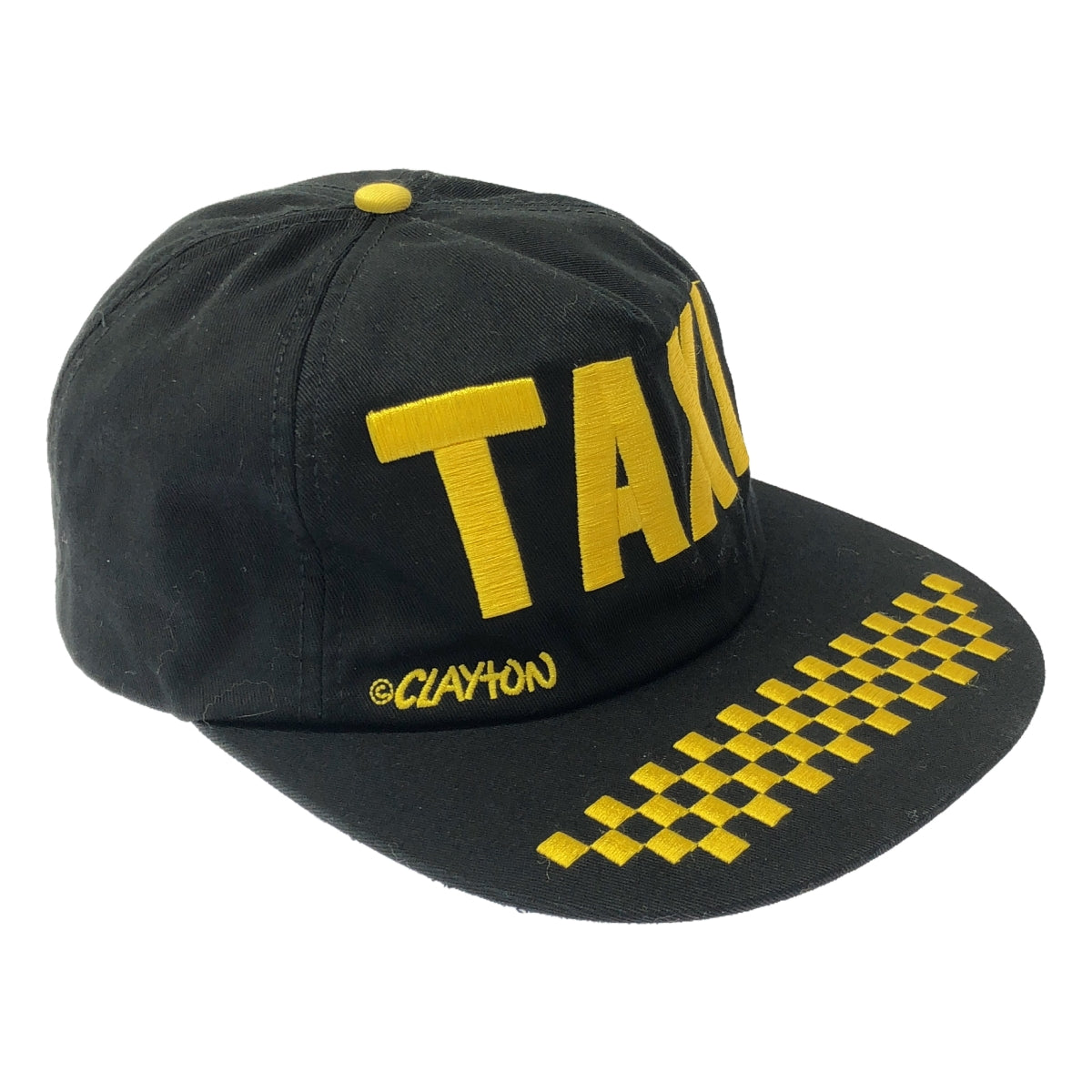 Clayton Patterson / クレイトンパターソン | TAXI EMBROIDERY CAP タクシー刺しゅう キャップ | F | ブラック / イエロー | メンズ