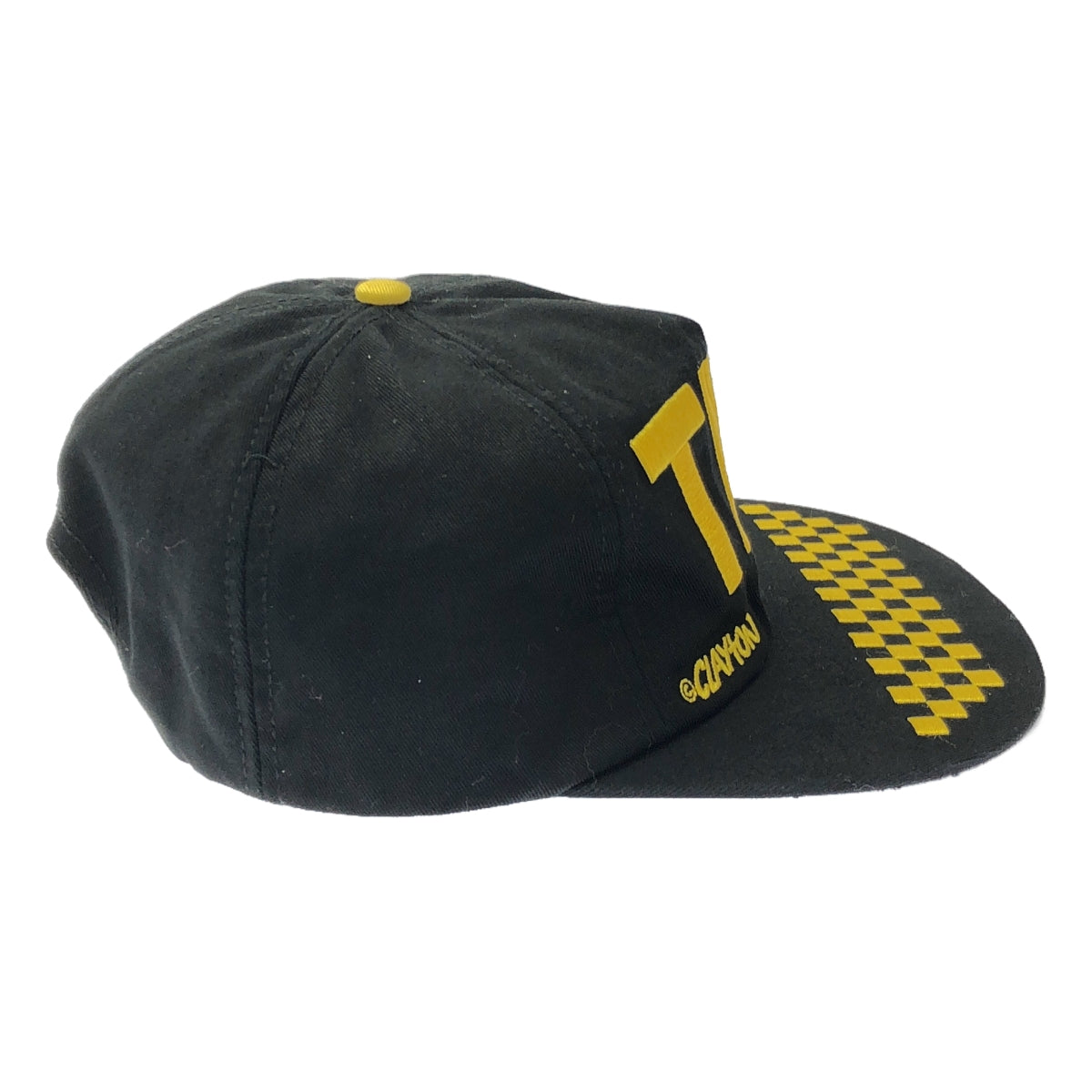 Clayton Patterson / クレイトンパターソン | TAXI EMBROIDERY CAP タクシー刺しゅう キャップ | F | ブラック / イエロー | メンズ