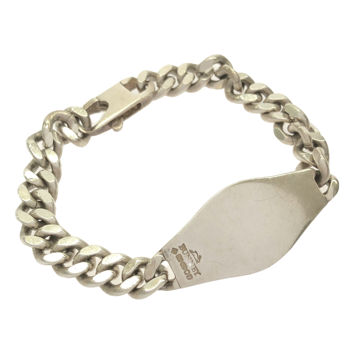 BUNNEY / Bunny | SINGLE TOUR BELT IDENTITY CHAIN ​​silver 925 / ID chain bracelet |