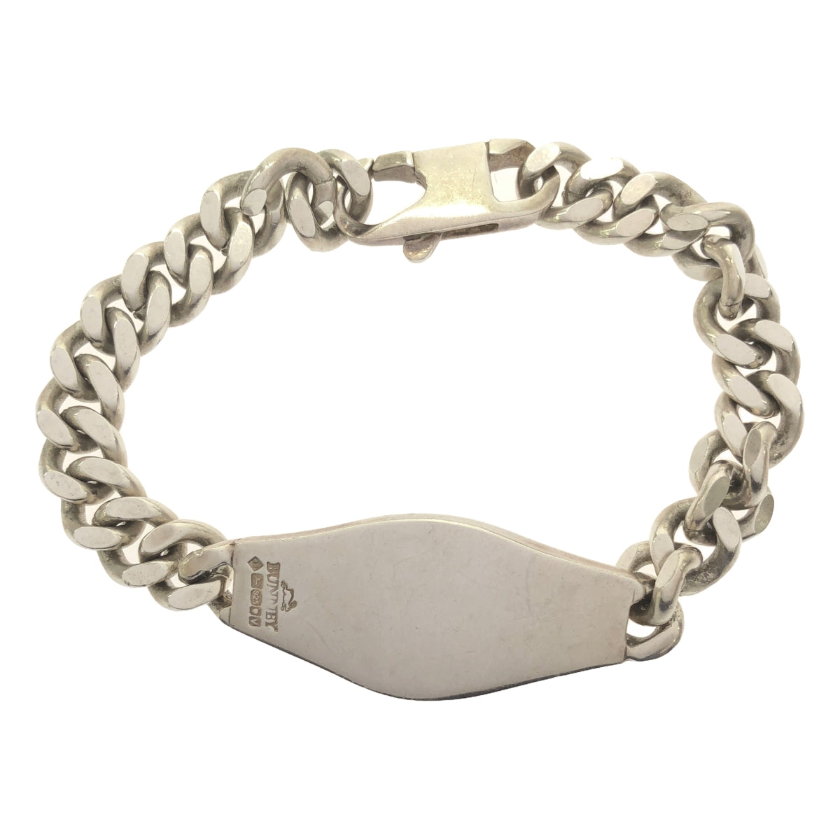 BUNNEY / Bunny | SINGLE TOUR BELT IDENTITY CHAIN ​​silver 925 / ID chain bracelet |