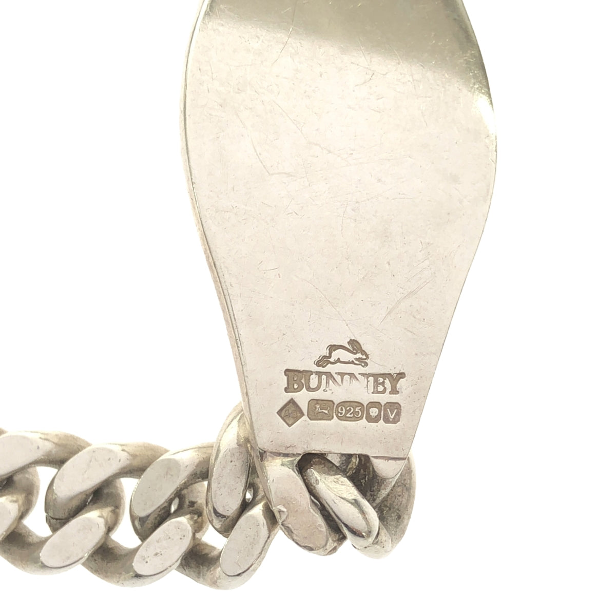 BUNNEY / Bunny | SINGLE TOUR BELT IDENTITY CHAIN ​​silver 925 / ID chain bracelet |