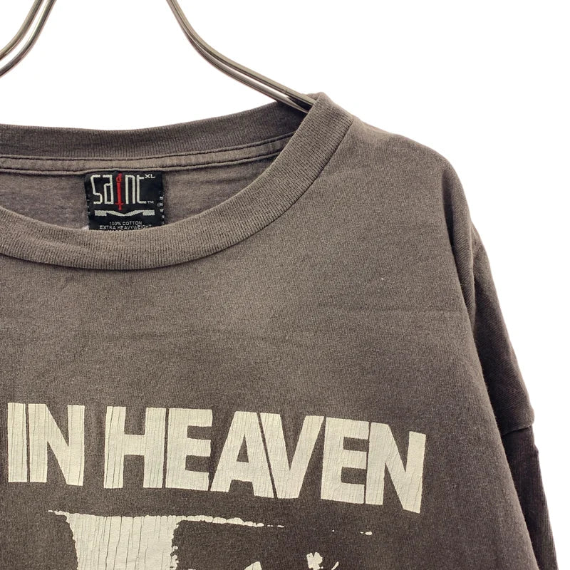 SAINT MICHAEL  Mxxxxxx / セントマイケル | LS T-SHIRT EYES W.I / ダメージ加工 両面プリント Tシャツ カットソー | XL | メンズ