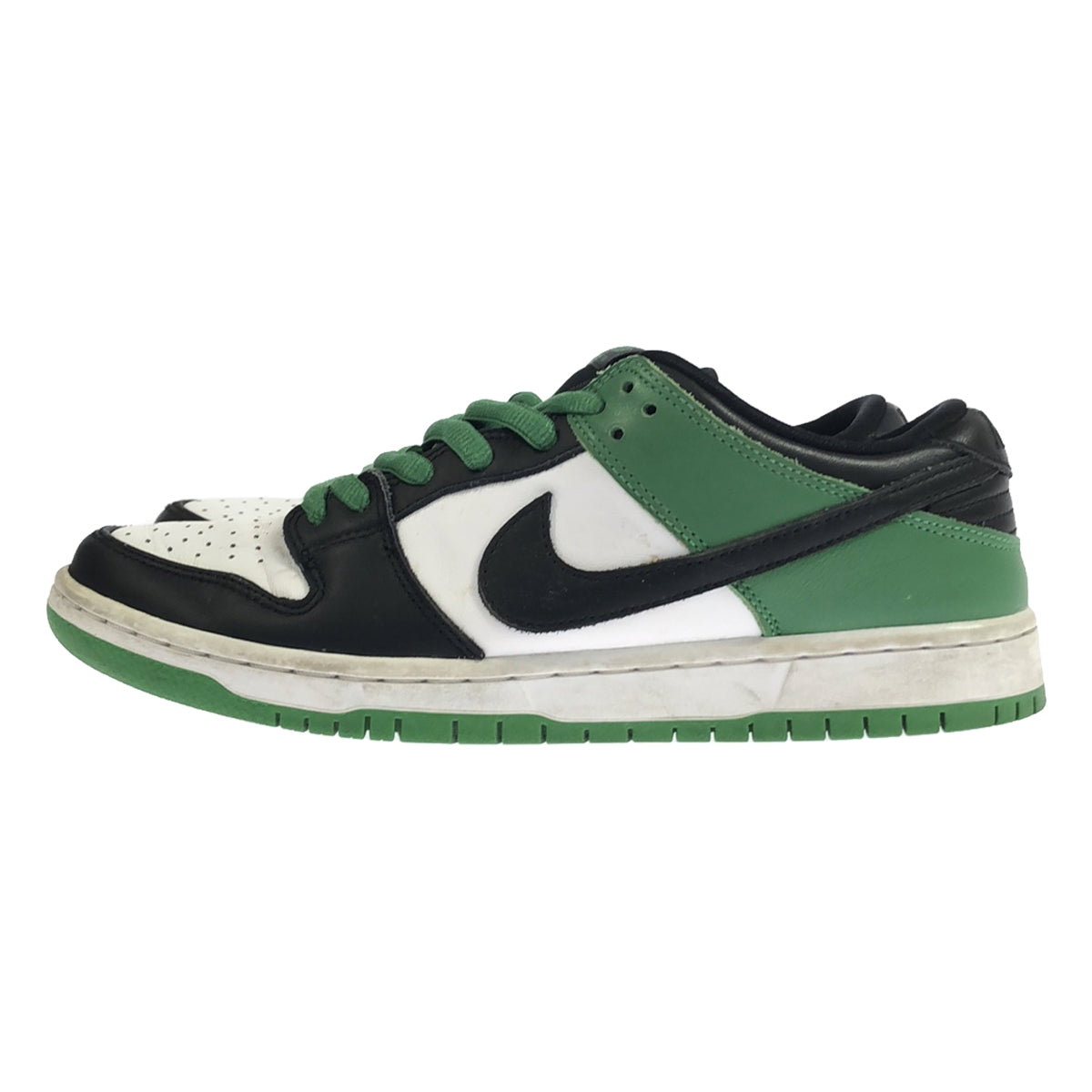 NIKE | SB DUNK LOW PRO Skateboarding Dunk Low Pro Sneakers | 27.5 | Classic Green / Black / White | Men's