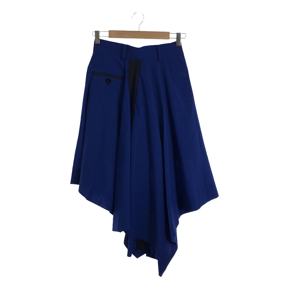 sacai / Sacai | 2021AW | Suiting Skirt / Sideline Overskirt / Fully Lined | 1 | Blue | Women's