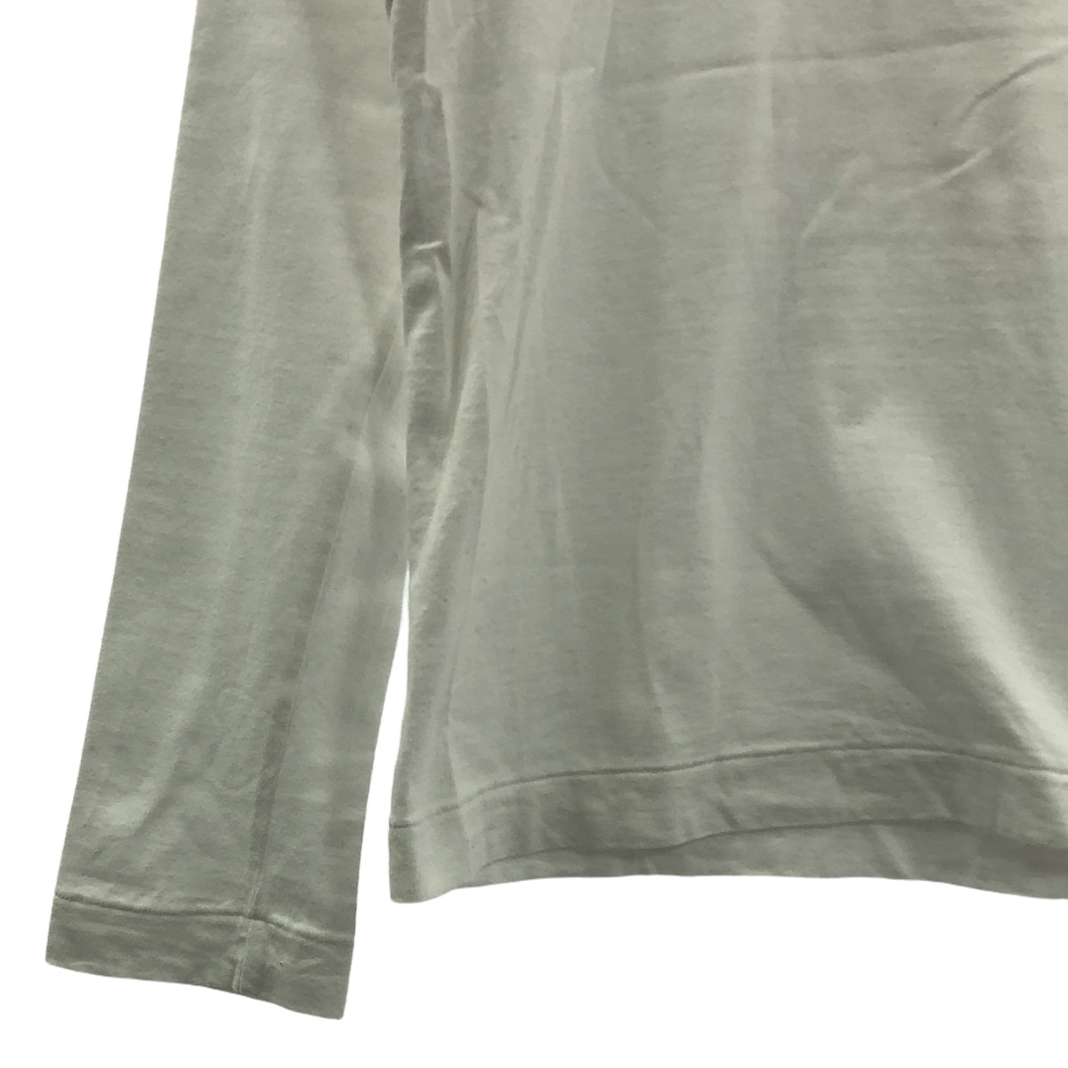 PLAY COMME des GARCONS / 플레이콤 데 갤슨 | 2022 | 하트 자수 긴팔 T 셔츠 컷소우 | M | 화이트 | 여성