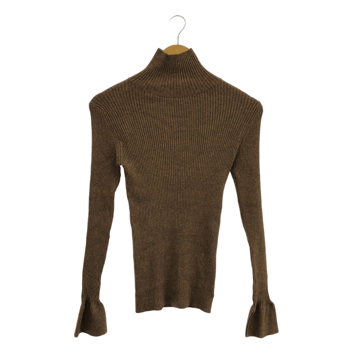 TODAYFUL / トゥデイフル | Flarecuffs Rib Knit リブニット | F | ブラウン | レディース