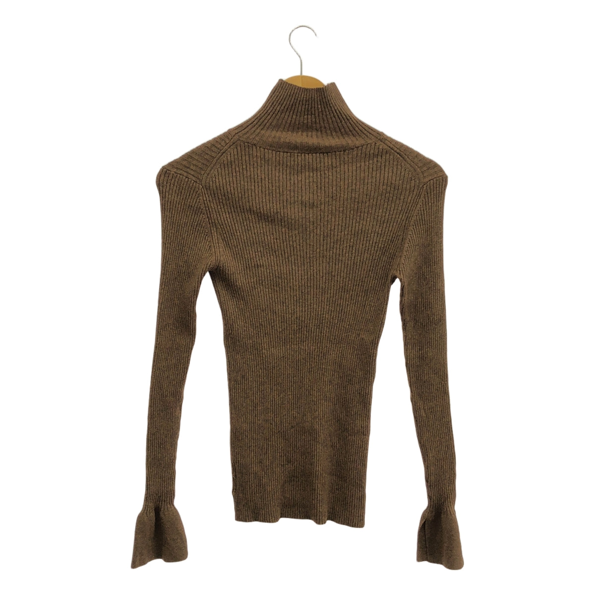 TODAYFUL / トゥデイフル | Flarecuffs Rib Knit リブニット | F | ブラウン | レディース