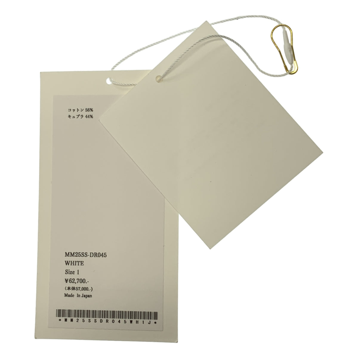 【美品】  Mame Kurogouchi / マメクロゴウチ | 2025SS | Botanical Motif Sheer Deep V-Neck Dress  / ジャガード ドレス ワンピース | 1 | white | レディース