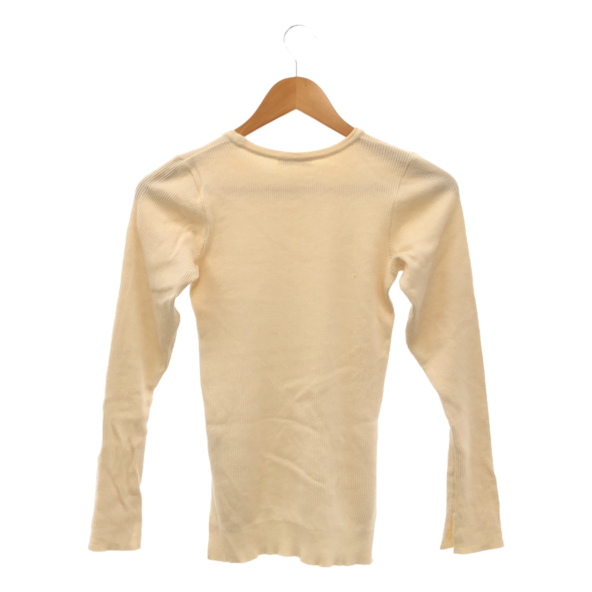 AURALEE | Ribbed crew neck knit | 1 | Women's