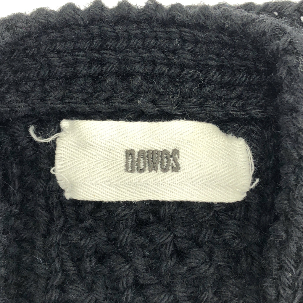 NOWOS / 노워스 | 울 케이블 알란 니트 가디건 |