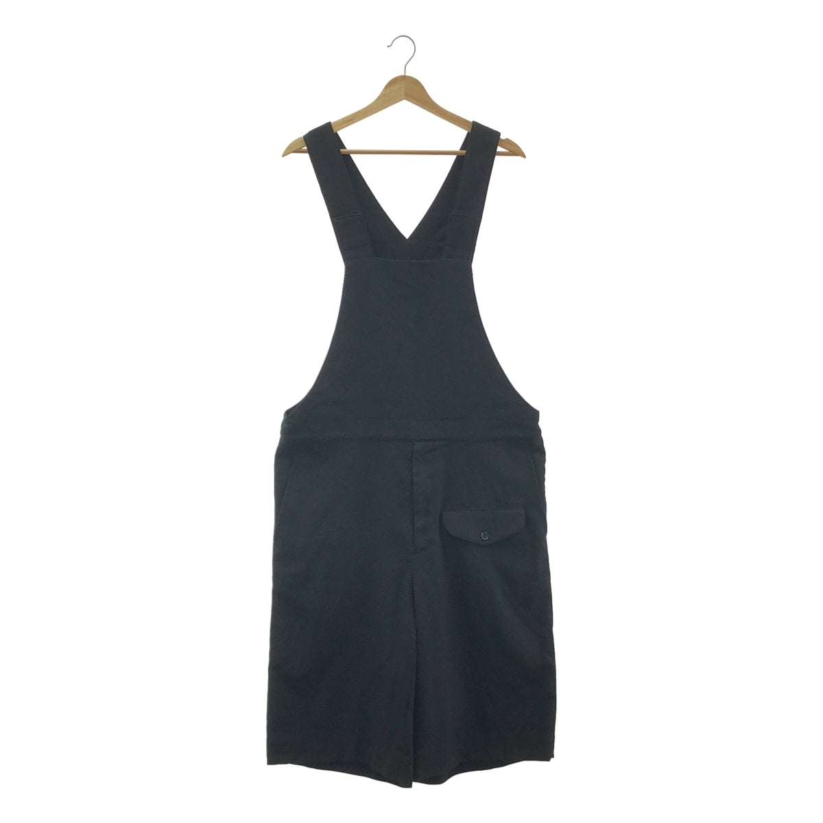 BLACK COMME des GARCONS / ブラックコムデギャルソン | 2023SS | ポリエステルウール サロペットパンツ | S | メンズ