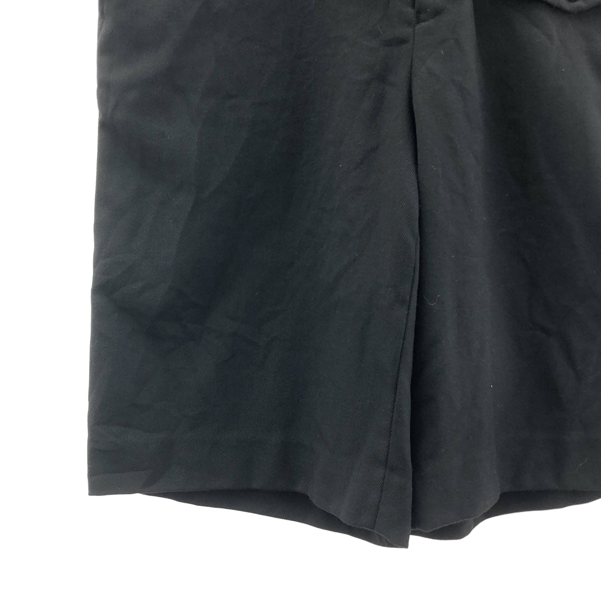 [狀況極佳] BLACK COMME des GARÇONS | 2023 春夏系列 | 聚酯羊毛工裝褲 | S碼 | 黑色 | 男款