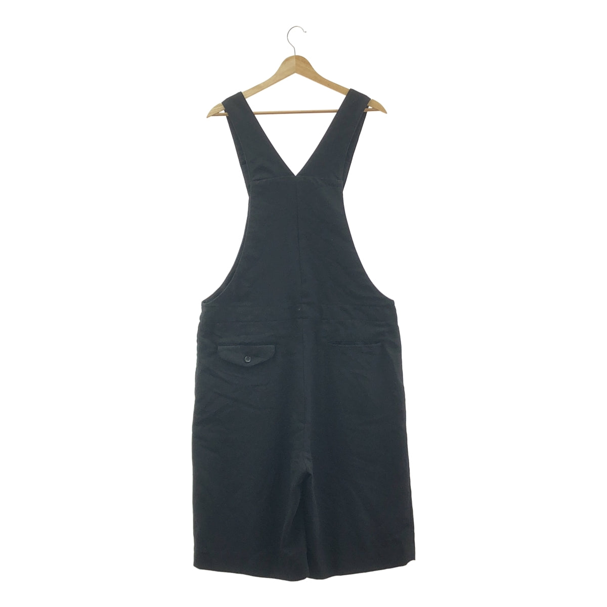 [狀況極佳] BLACK COMME des GARÇONS | 2023 春夏系列 | 聚酯羊毛工裝褲 | S碼 | 黑色 | 男款