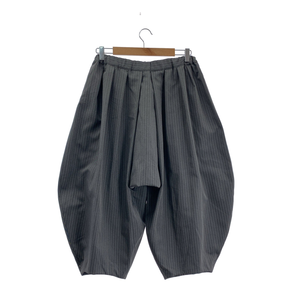 COMME des GARCONS COMME des GARCONS / 콤콤 | 2024SS | 스트라이프 폴리 에스테르 풍선 바지 | S |