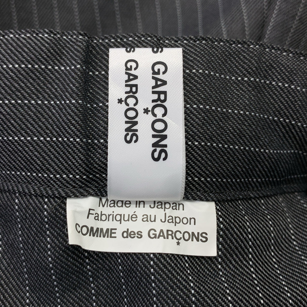 COMME des GARCONS COMME des GARCONS / 콤콤 | 2024SS | 스트라이프 폴리 에스테르 풍선 바지 | S |