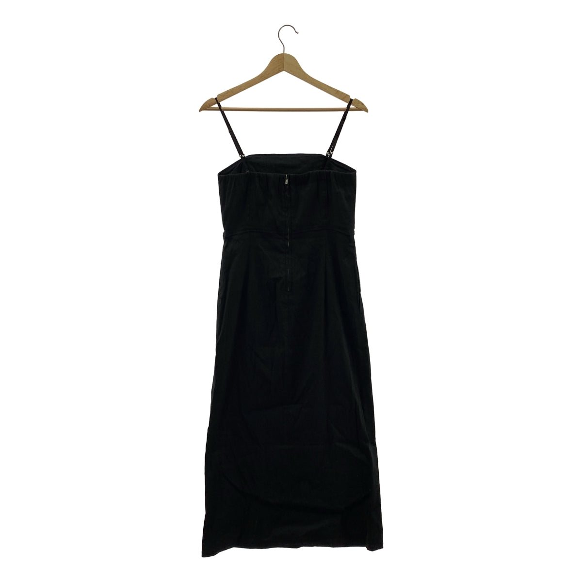 Whim Gazette / ウィムガゼット | リネン キャミ ワンピース | 36 | ブラック | レディース