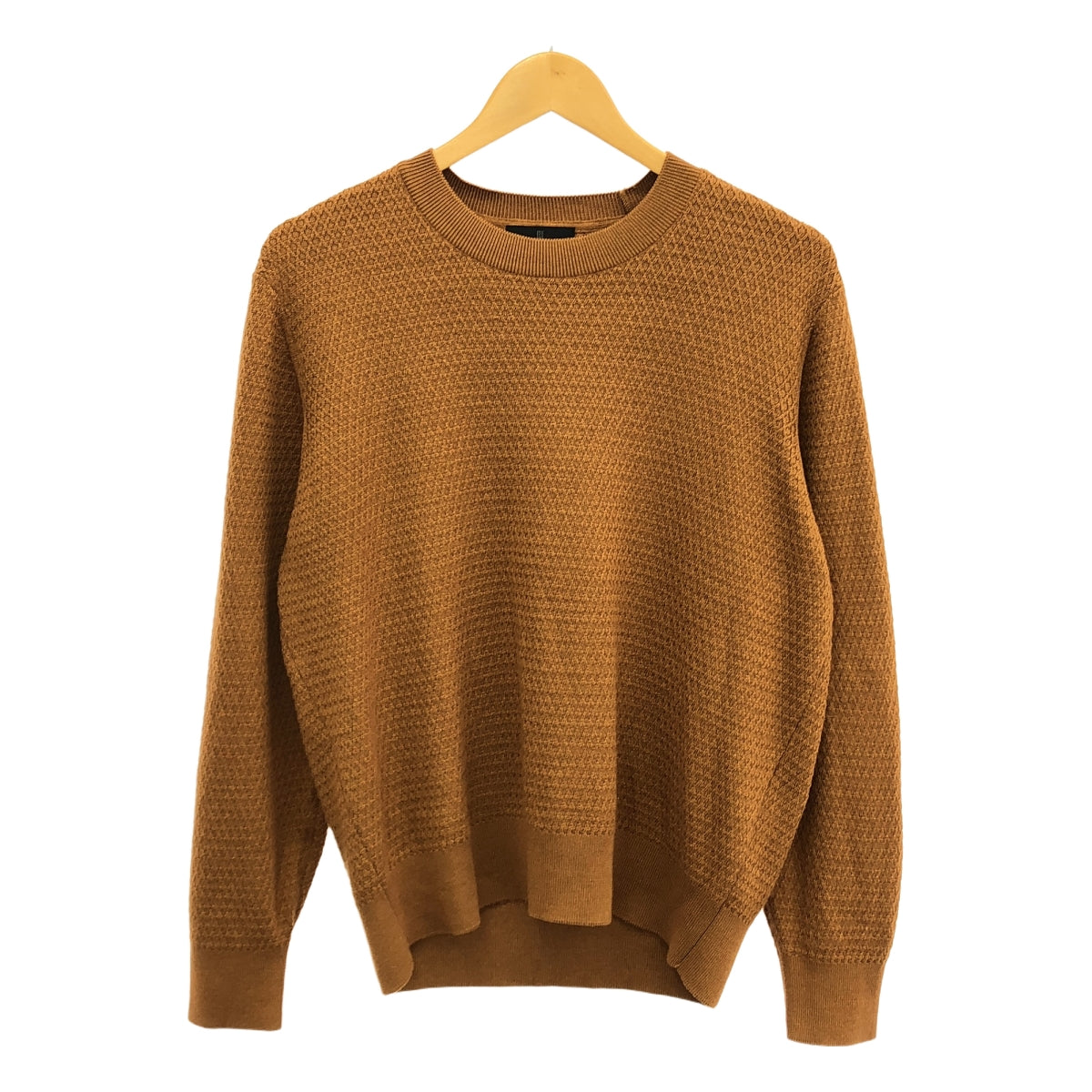 LANVIN COLLECTION / ランバンコレクション | カシミヤ シルク混 クルーネック ニット | L | ブラウン | メンズ