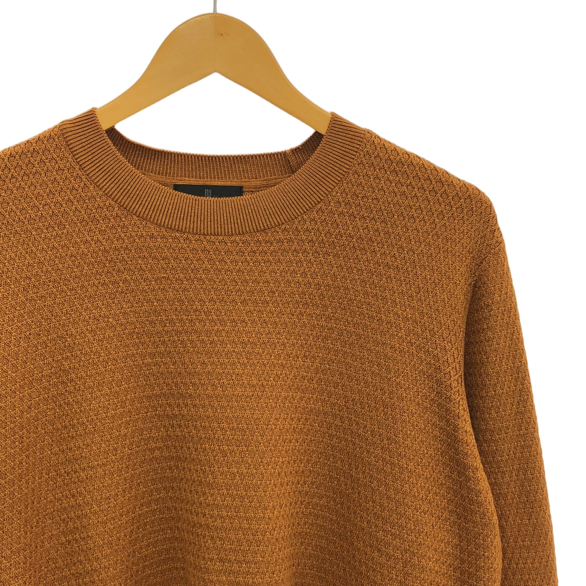 LANVIN COLLECTION / 람방 컬렉션 | 캐시미어 실크 혼합 크루넥 니트 | L | 브라운 | 남성