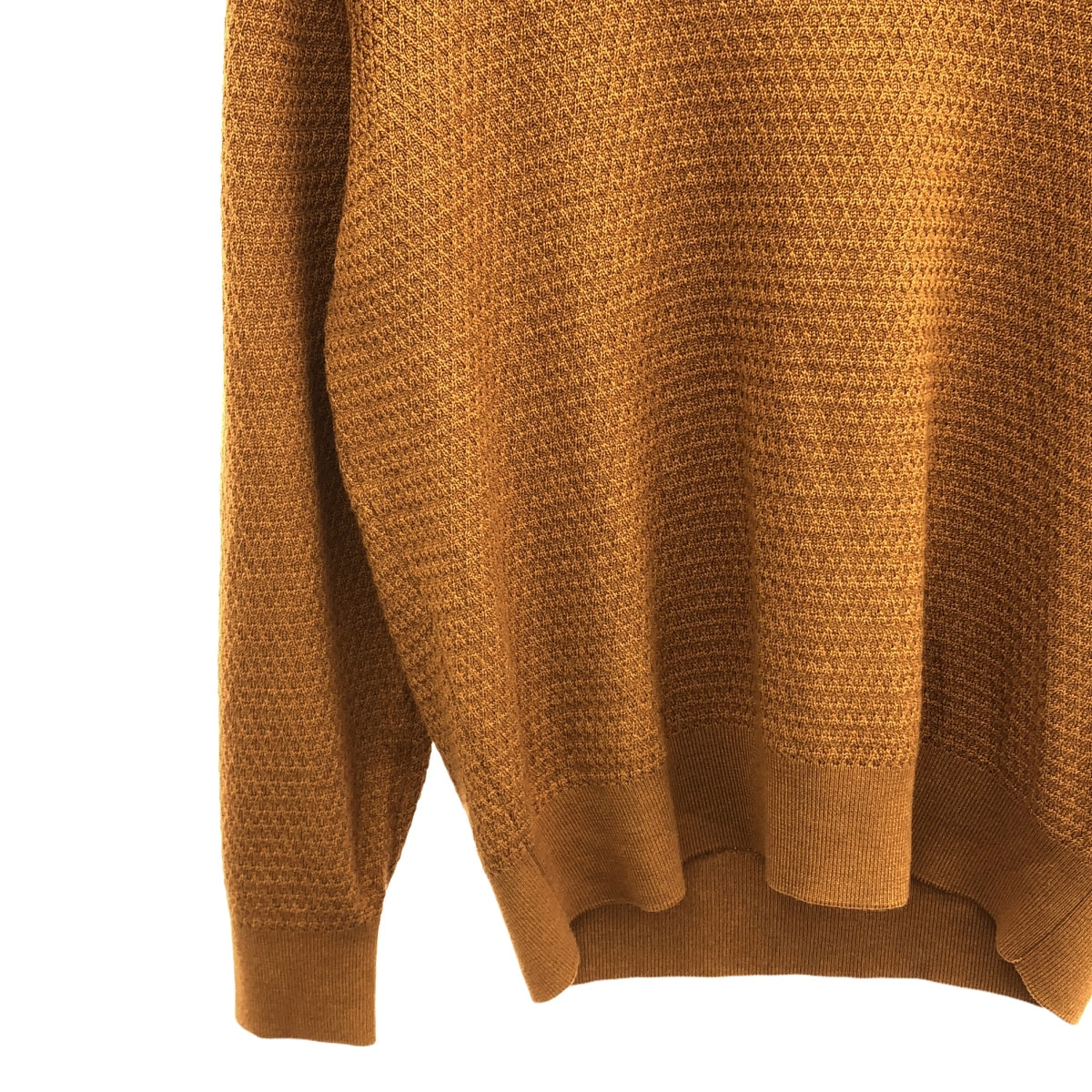 LANVIN COLLECTION / 람방 컬렉션 | 캐시미어 실크 혼합 크루넥 니트 | L | 브라운 | 남성