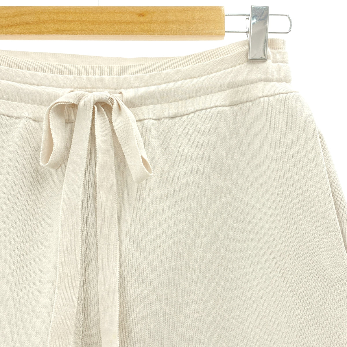 Drawer / ドゥロワー | 16G ダブルフェイス スリム ニット パンツ | 2 | グレー系 | レディース