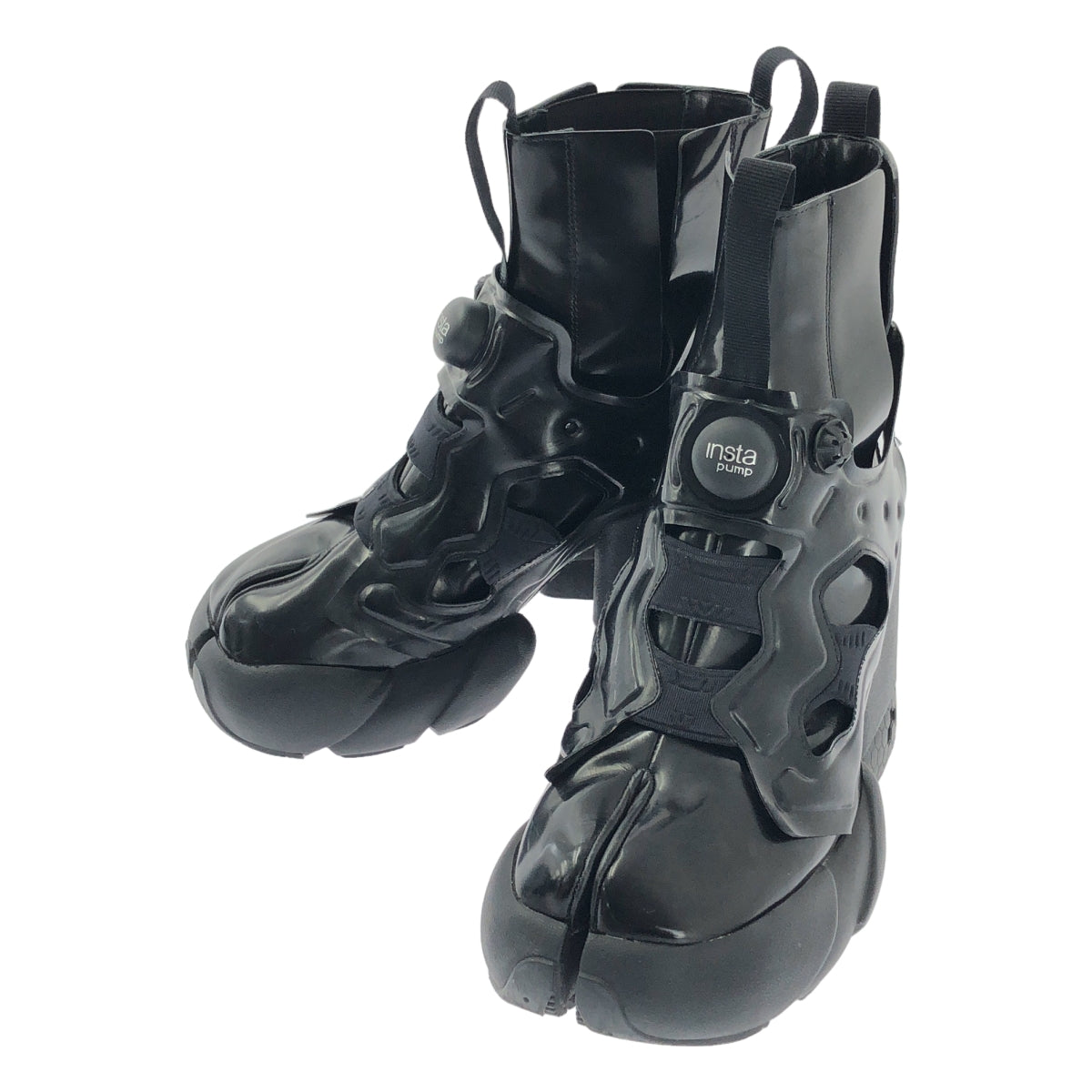 Maison Margiela / メゾンマルジェラ | 2020AW | Reebok Tabi Instapump Fury Hi リーボック タビ インスタポンプフューリー ハイ 足袋 スニーカー ブーツ | 36 | ブラック | レディース