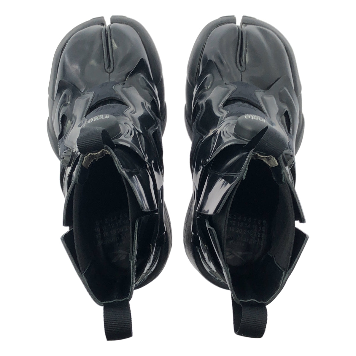 Maison Margiela / メゾンマルジェラ | 2020AW | Reebok Tabi Instapump Fury Hi リーボック タビ インスタポンプフューリー ハイ 足袋 スニーカー ブーツ | 36 | ブラック | レディース