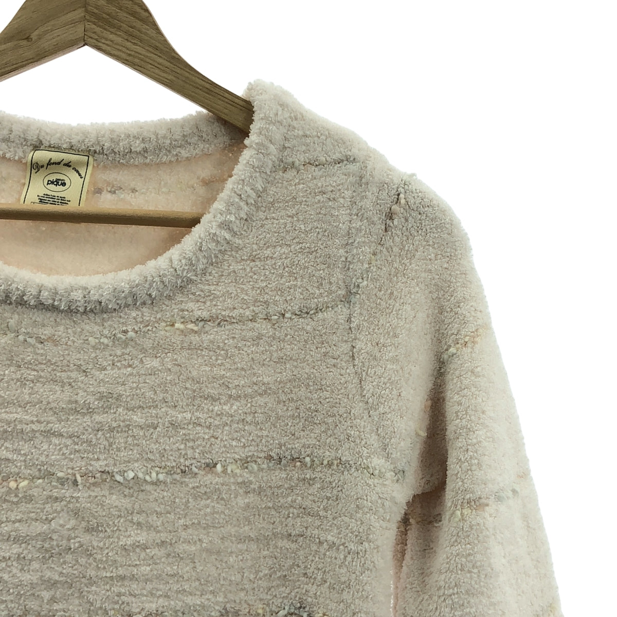 [狀況極佳] Gelato Pique | 圓領長套頭衫 | 家居服 | F 碼 | 淺粉色 | 女款