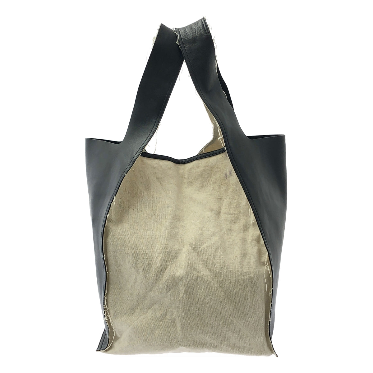 JIL SANDER / 질 썬더 | MARKET BAG 가죽 × 캔버스 마켓 토트 백 |