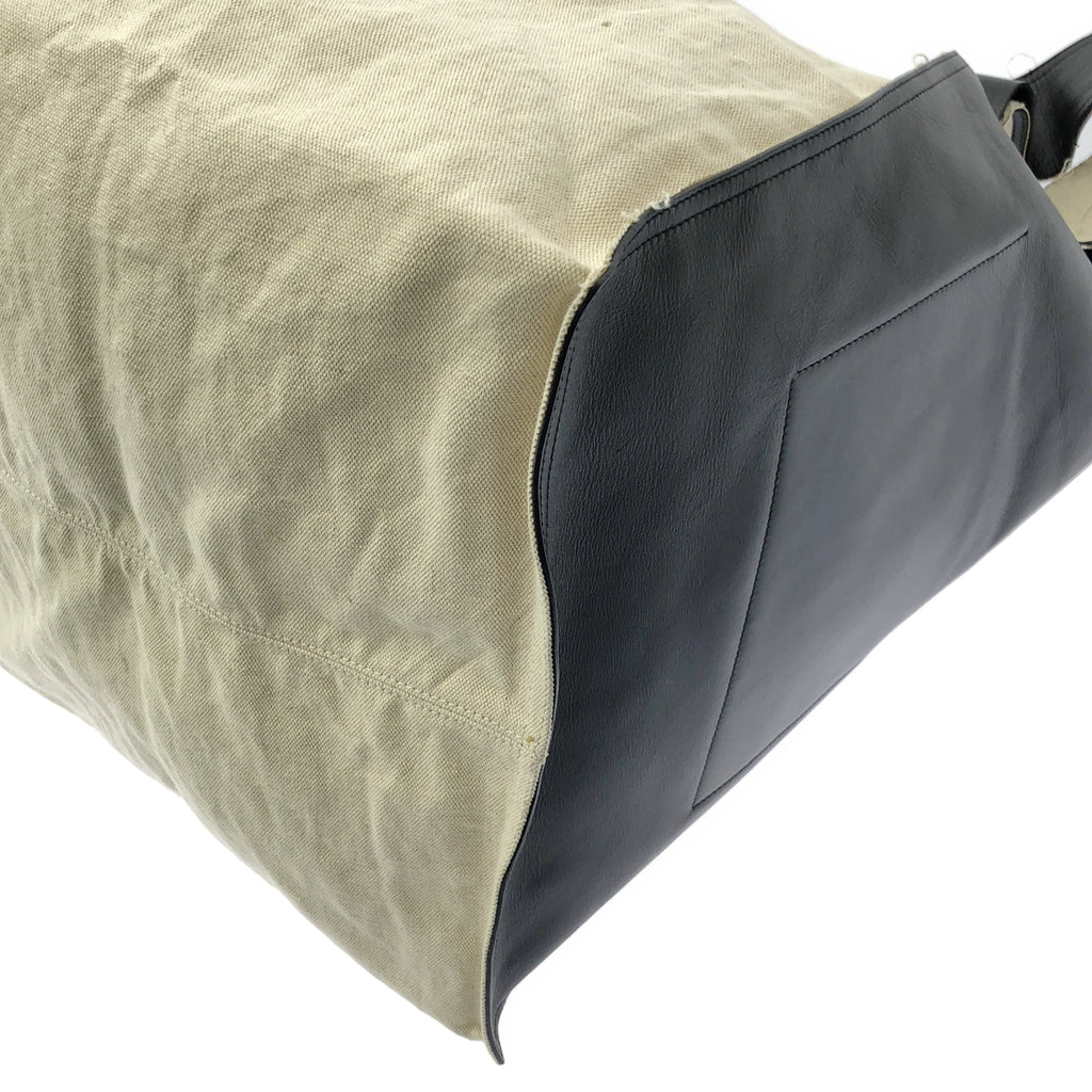 JIL SANDER / 질 썬더 | MARKET BAG 가죽 × 캔버스 마켓 토트 백 |