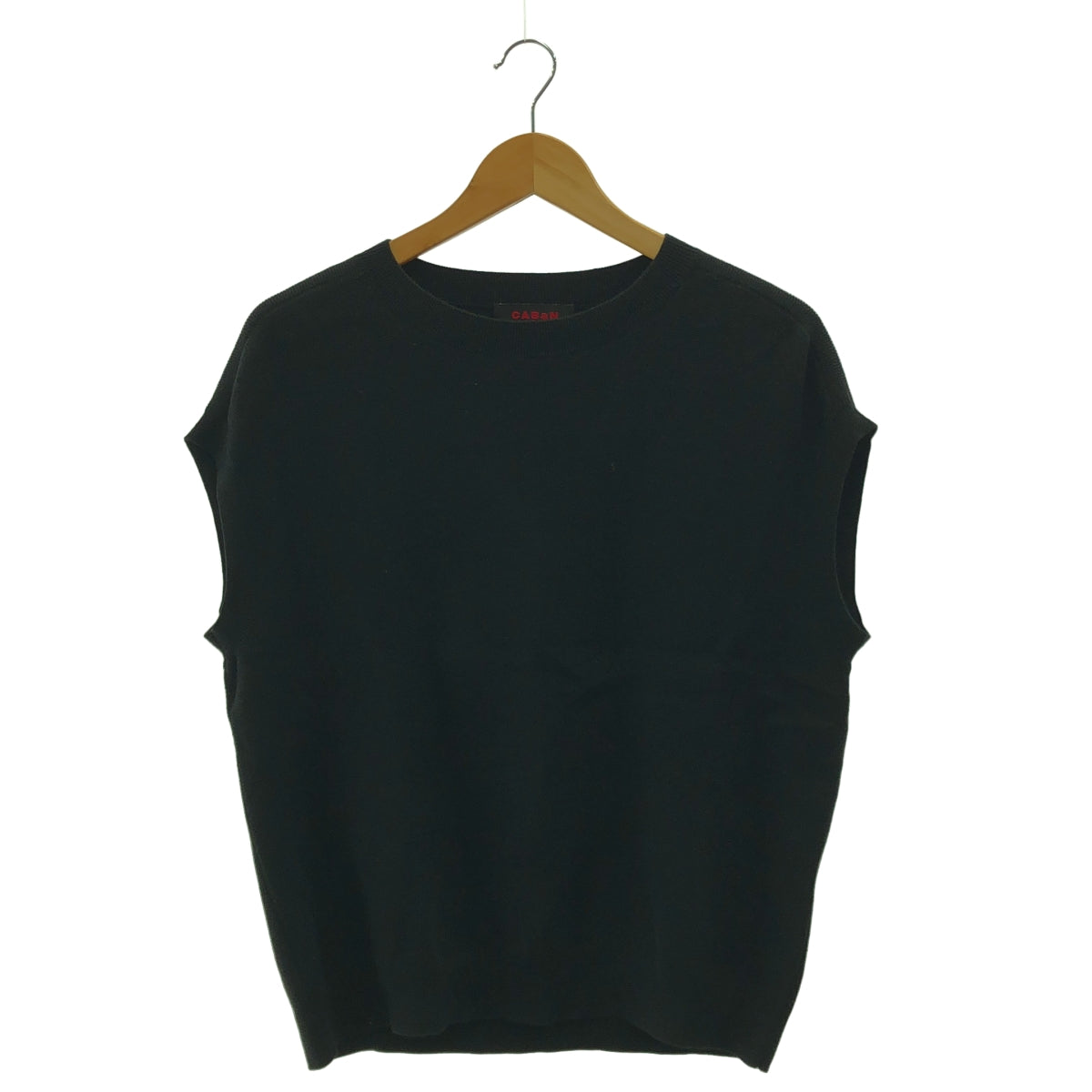 CABaN / キャバン | コットンカシミア クルーネックニットベスト | S | レディース