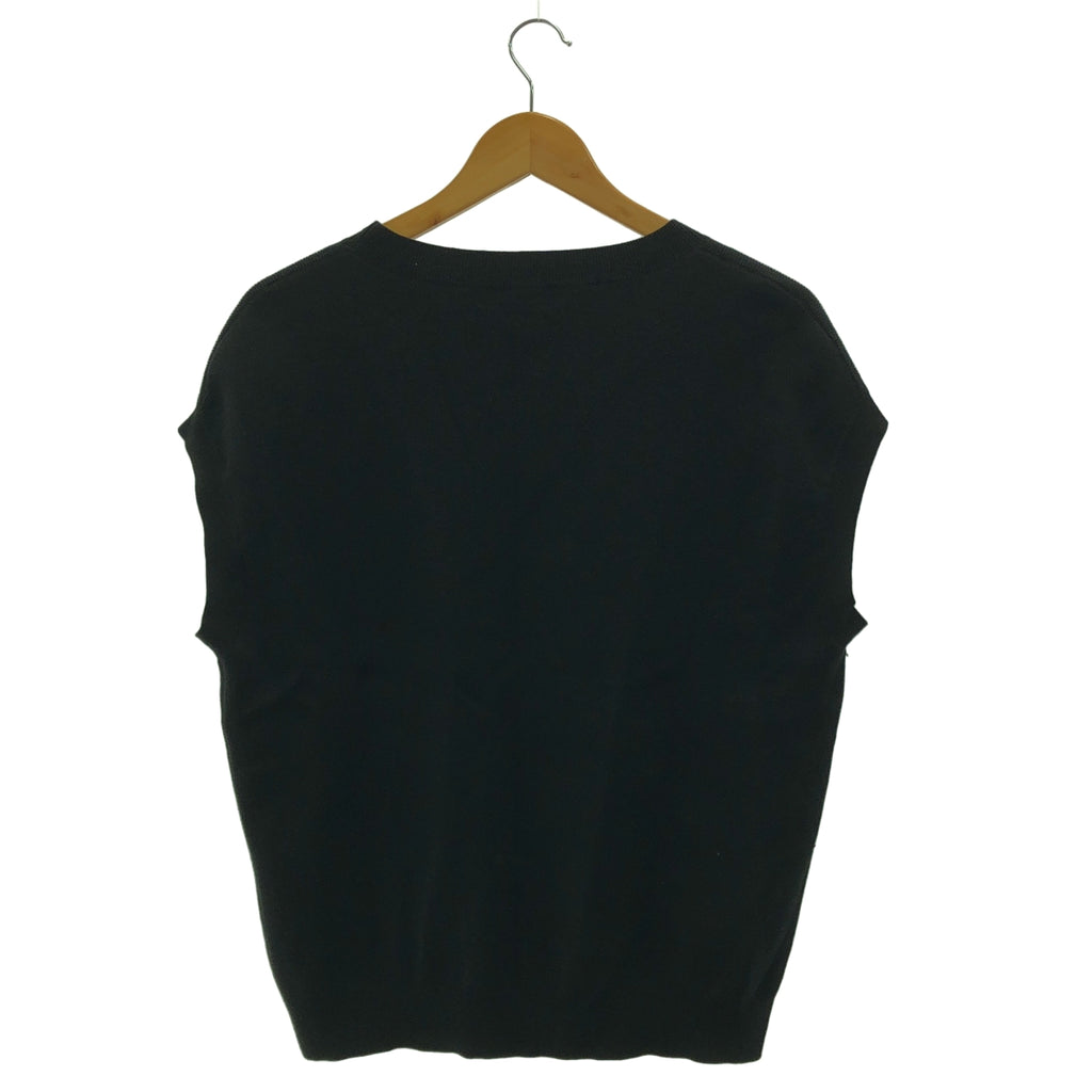 CABaN | 棉質羊絨圓領針織背心 | S 碼 | 女款