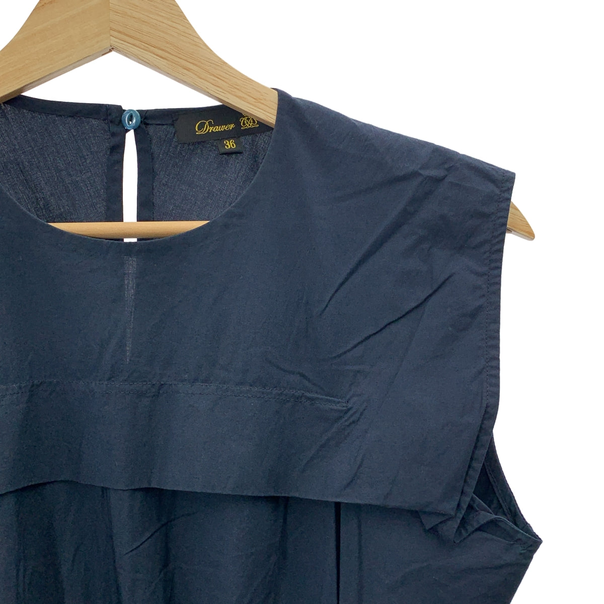 抽屜 | 荷葉邊無袖褶皺洋裝 | 36碼 | 女款