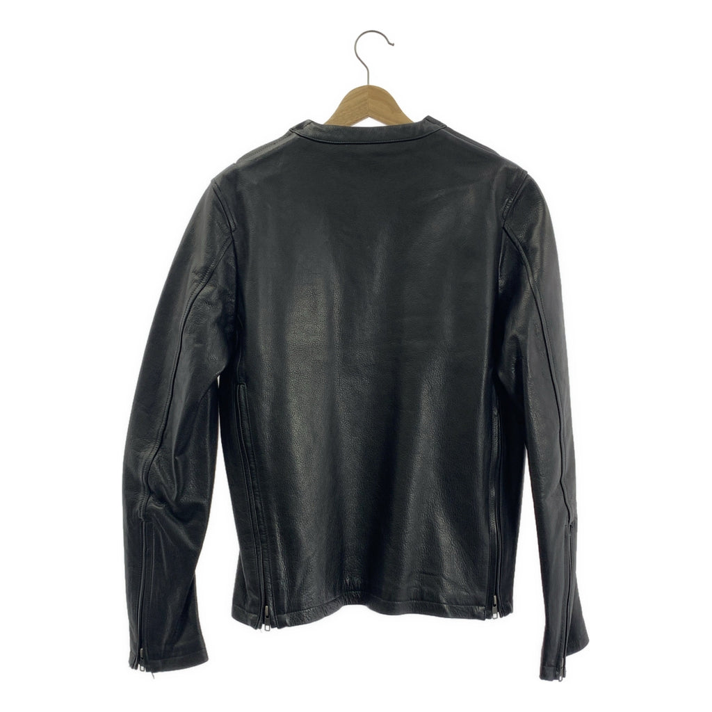 RAINMAKER / 레인 메이커 | 카우레자 사이드 Zip 크루 넥 풀오버 재킷 | 46 | 남성