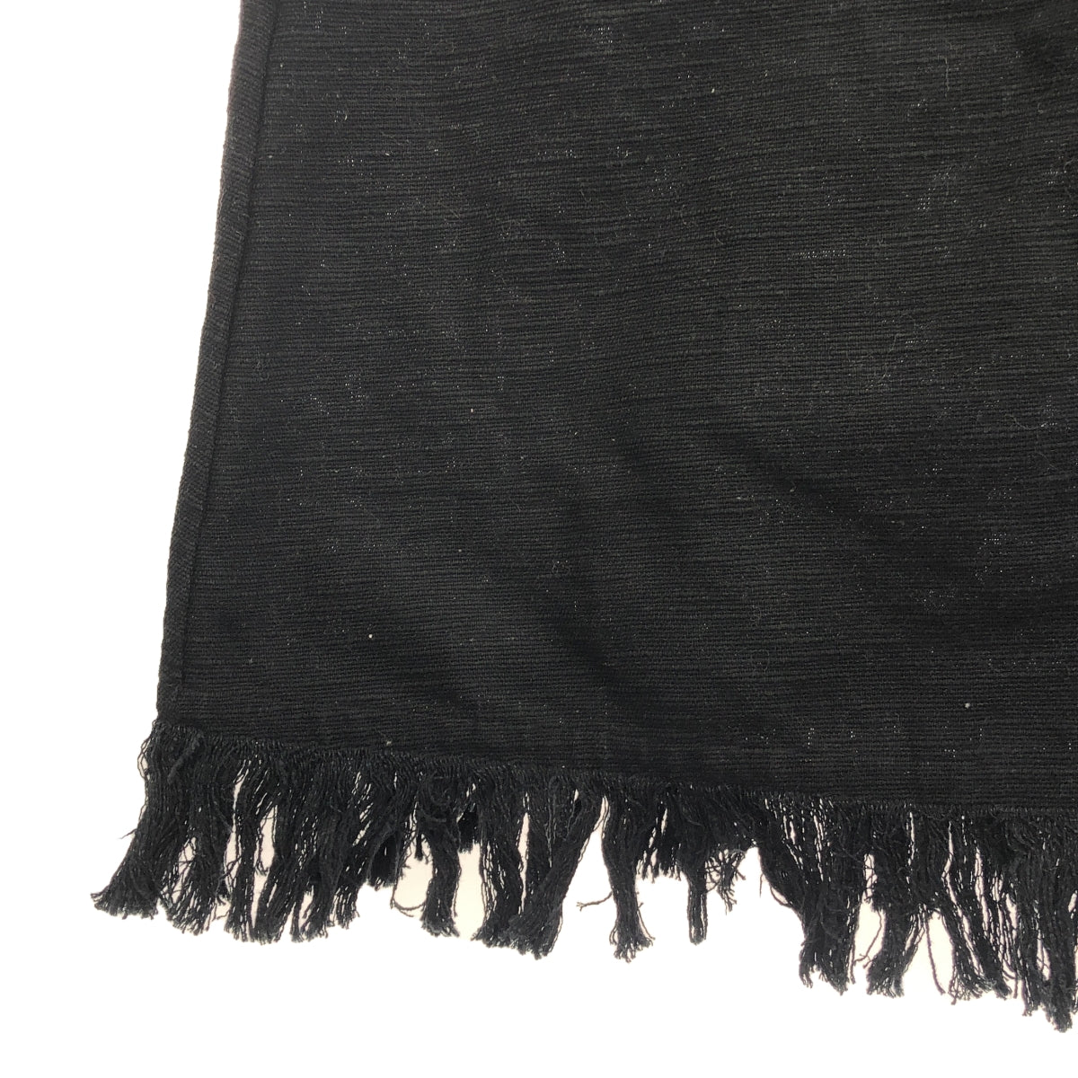 sara mallika / サラマリカ | Cotton Fringe Dress / コットン フリンジ ドレス ワンピース | S | ブラック | レディース