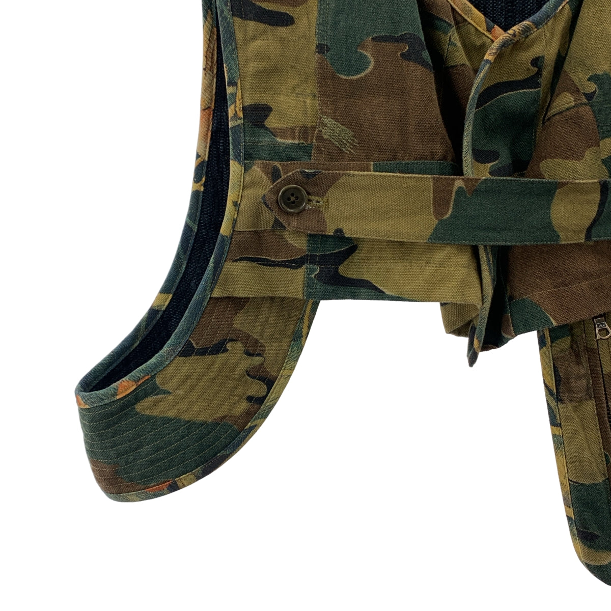 德賴斯·範諾頓 |棉麻迷彩背心 | S 號 |男士