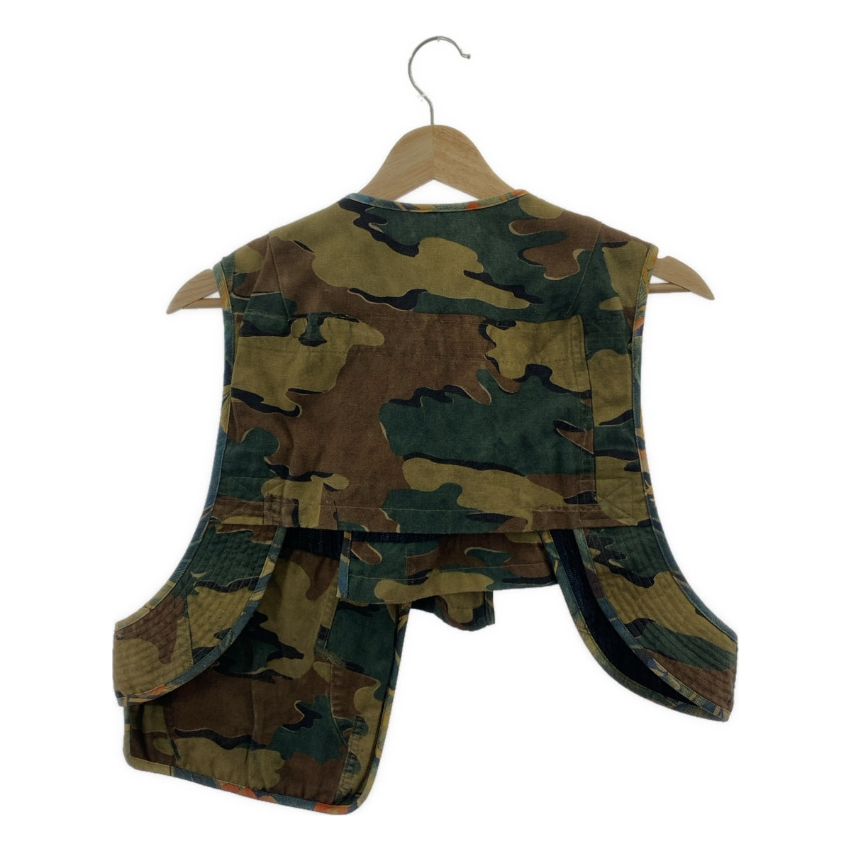 DRIES VAN NOTEN / ドリスヴァンノッテン | コットン リネン カモフラ柄 ベスト | S | メンズ