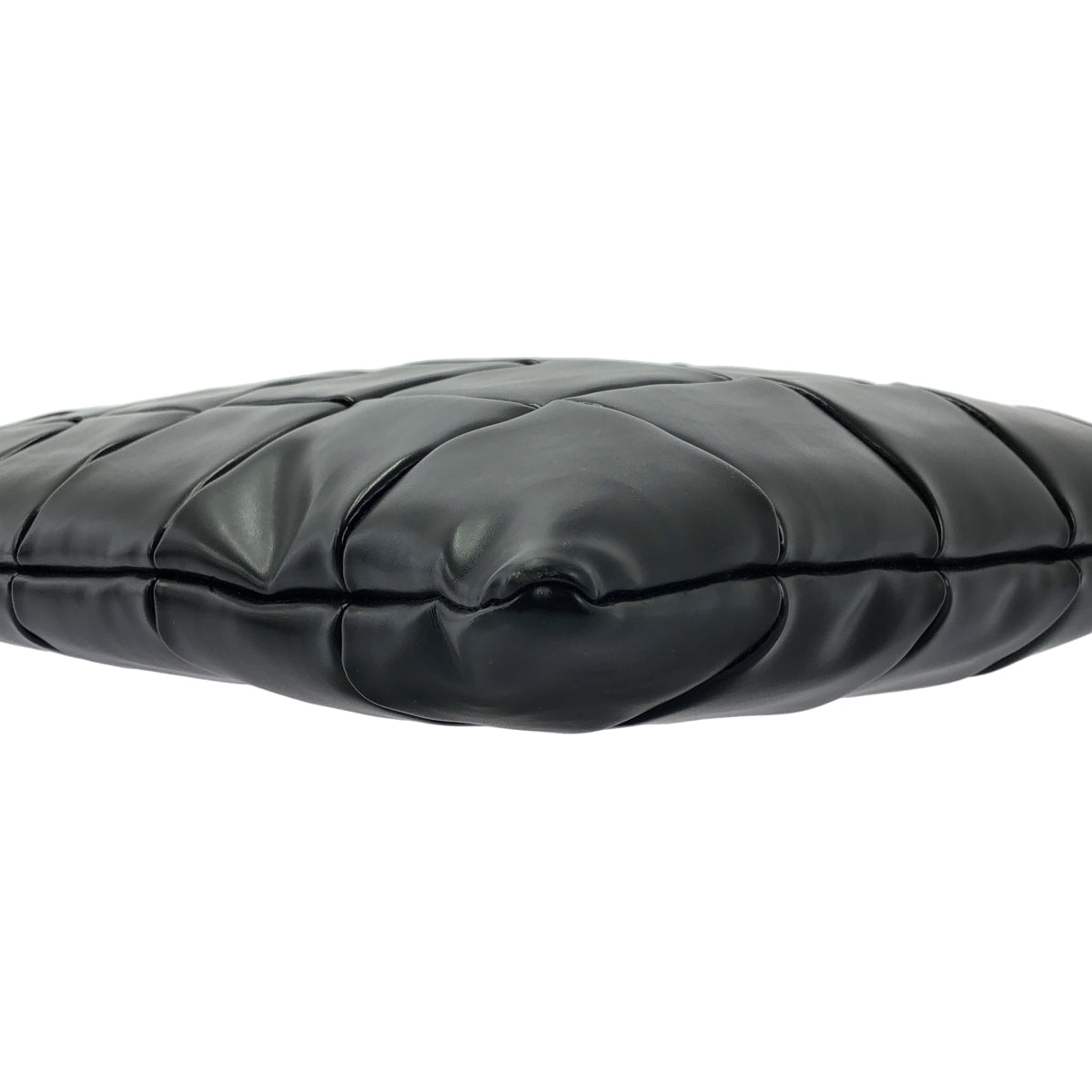 【미품】 BLACK COMME des GARCONS / 블랙 콤 데 갤슨 | 2016SS | 가짜 가죽 스퀘어 퀼팅 토트 백 | 블랙 | 남성