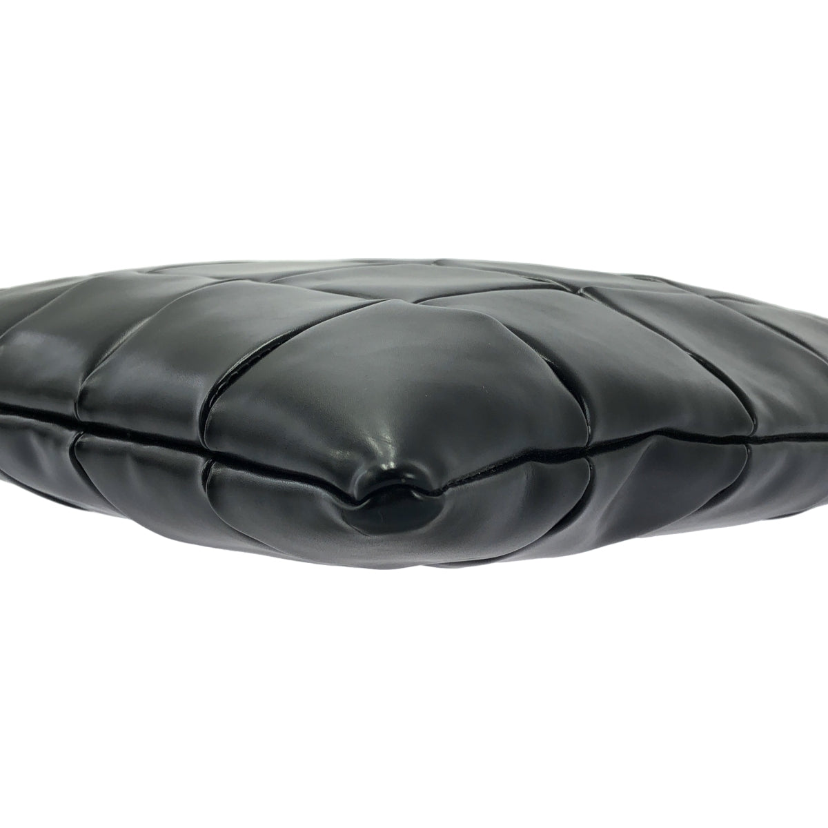 【미품】 BLACK COMME des GARCONS / 블랙 콤 데 갤슨 | 2016SS | 가짜 가죽 스퀘어 퀼팅 토트 백 | 블랙 | 남성