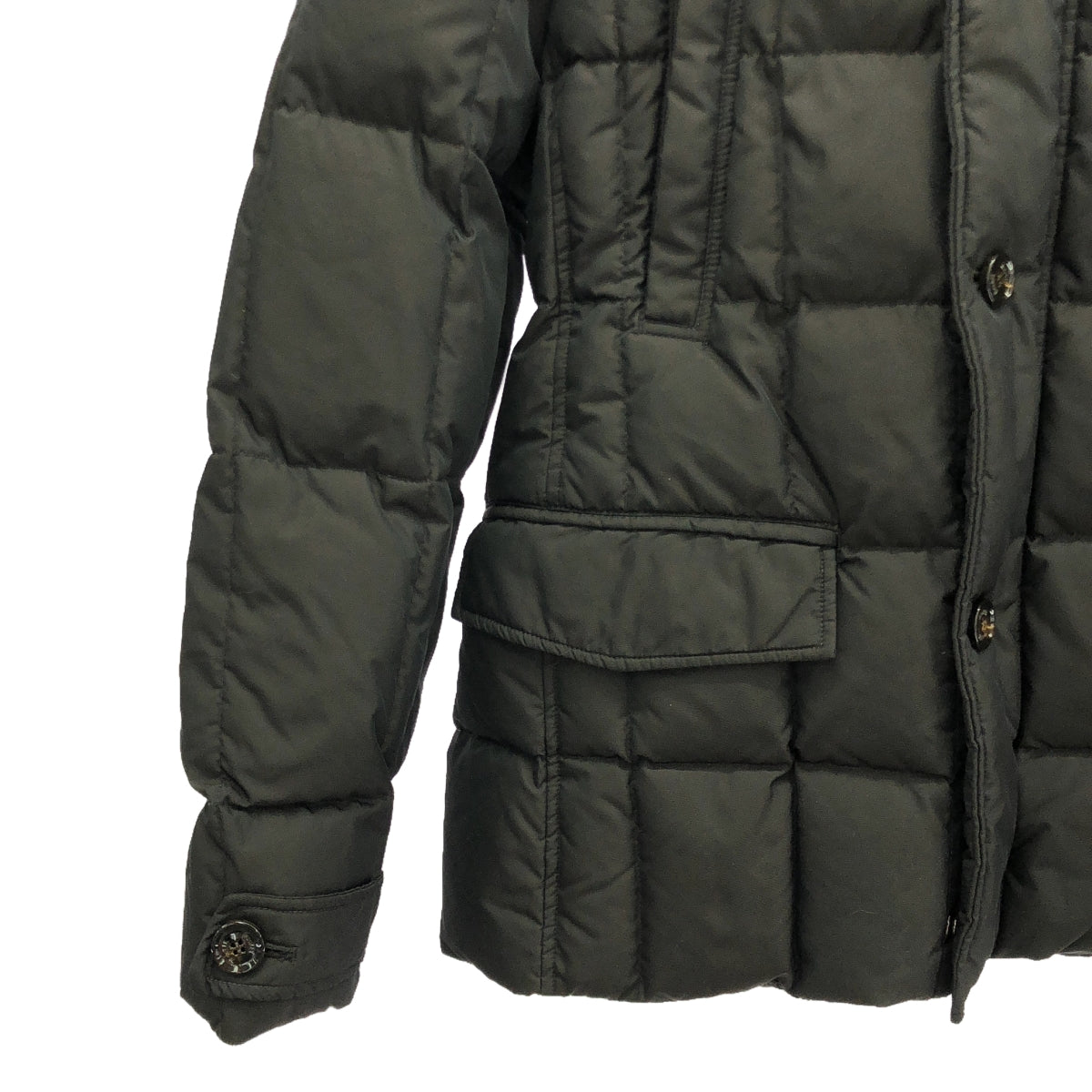 MooRER / MooRER | BARONI-KM Nylon Rabbit Fur Down Jacket | 46 | Men's