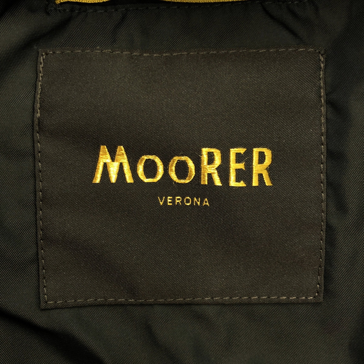 MooRER / MooRER | BARONI-KM Nylon Rabbit Fur Down Jacket | 46 | Men's