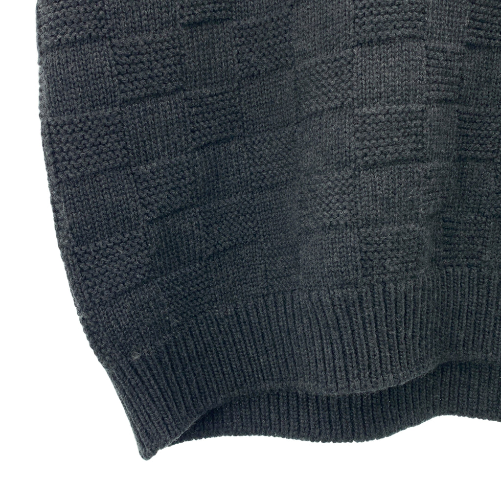 Second Layer / セカンドレイヤー | ブロックチェック Vネック ニットベスト | L | メンズ