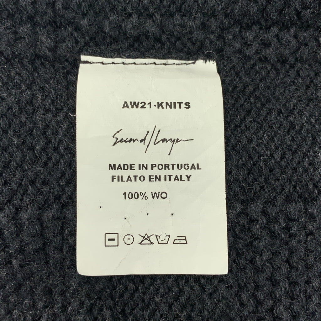 Second Layer / セカンドレイヤー | ブロックチェック Vネック ニットベスト | L | メンズ